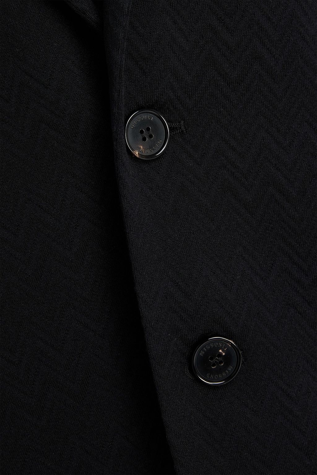 MISSONI Crochet-knit wool-blend blazer