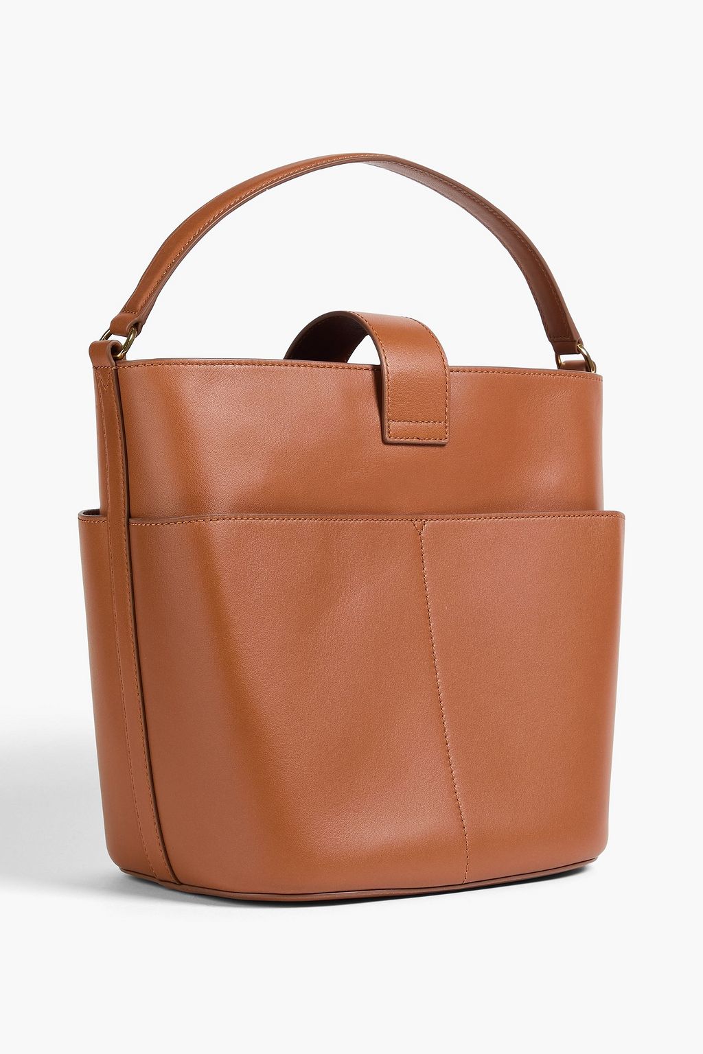 VERONICA BEARD The Crest leather bucket bag