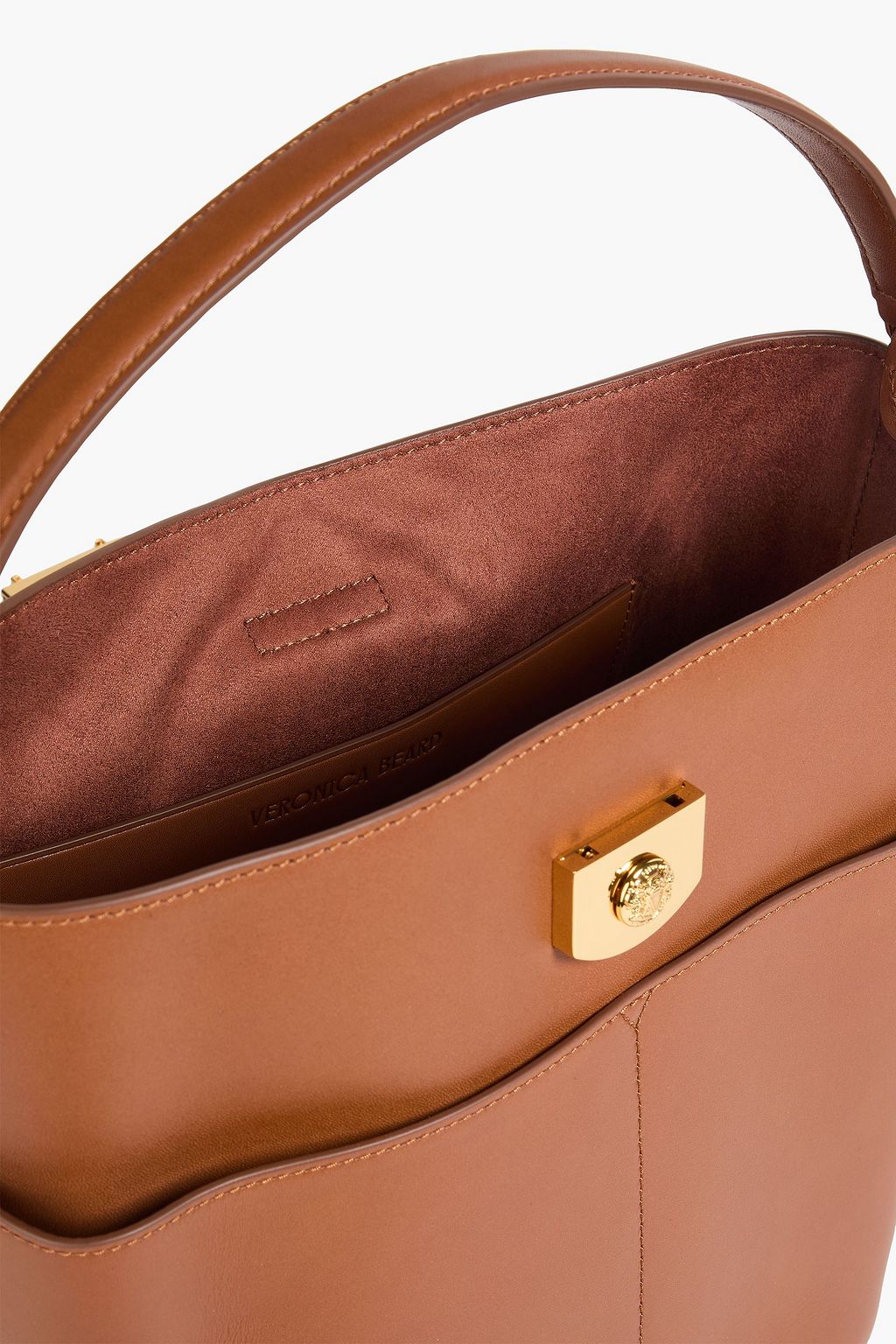 VERONICA BEARD The Crest leather bucket bag