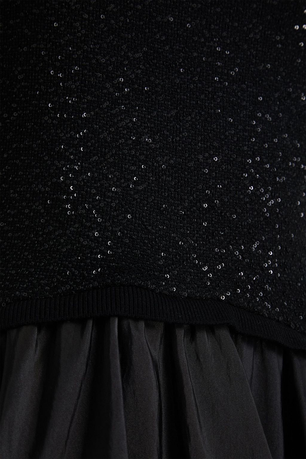 SIMKHAI Kenz sequin-embellished taffeta mini dress