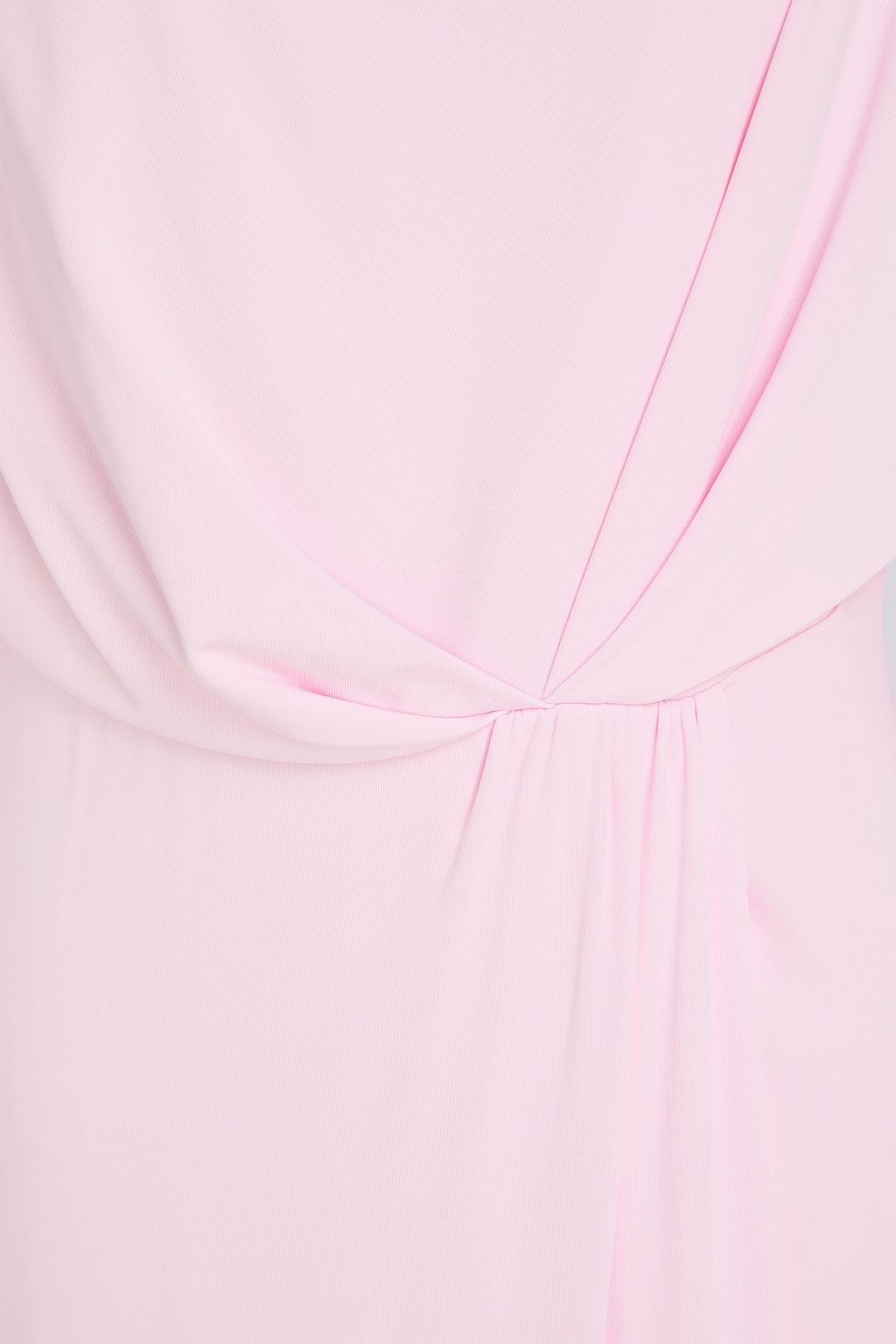 SIMKHAI Pleated stretch-jersey mini dress