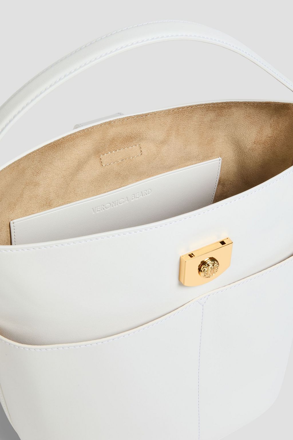 VERONICA BEARD The Crest leather bucket bag