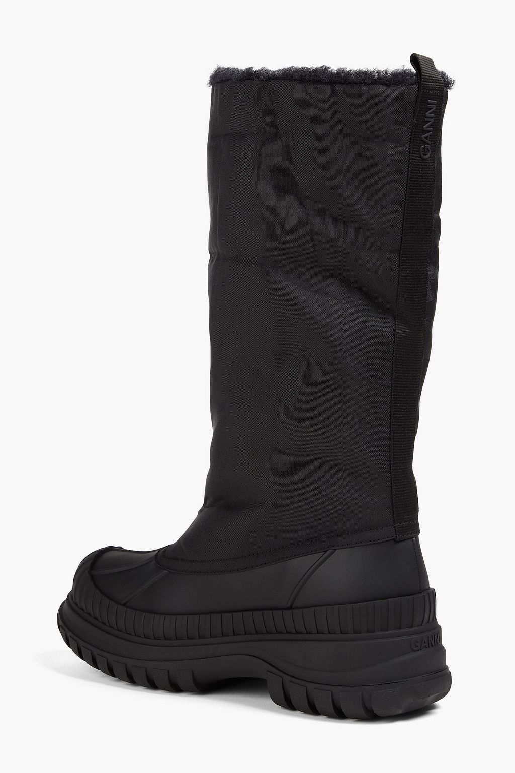 GANNI Schneestiefel aus Gummi und Shell