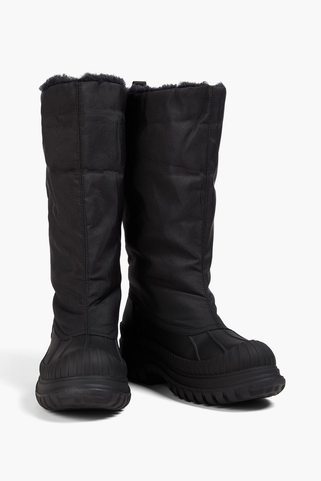 GANNI Schneestiefel aus Gummi und Shell