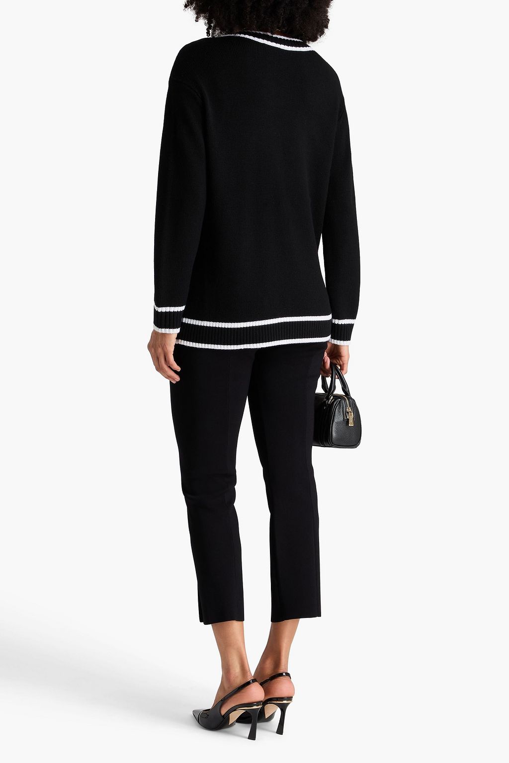 ALICE + OLIVIA Bradford wool-blend cardigan