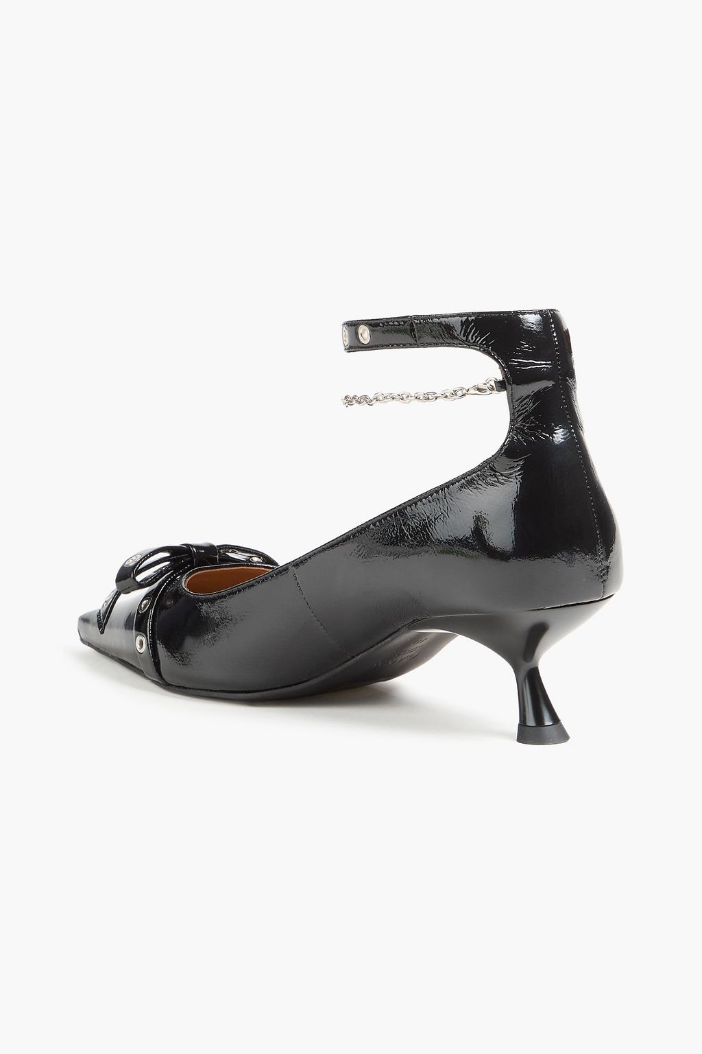 GANNI Pumps mit Ösenverzierung