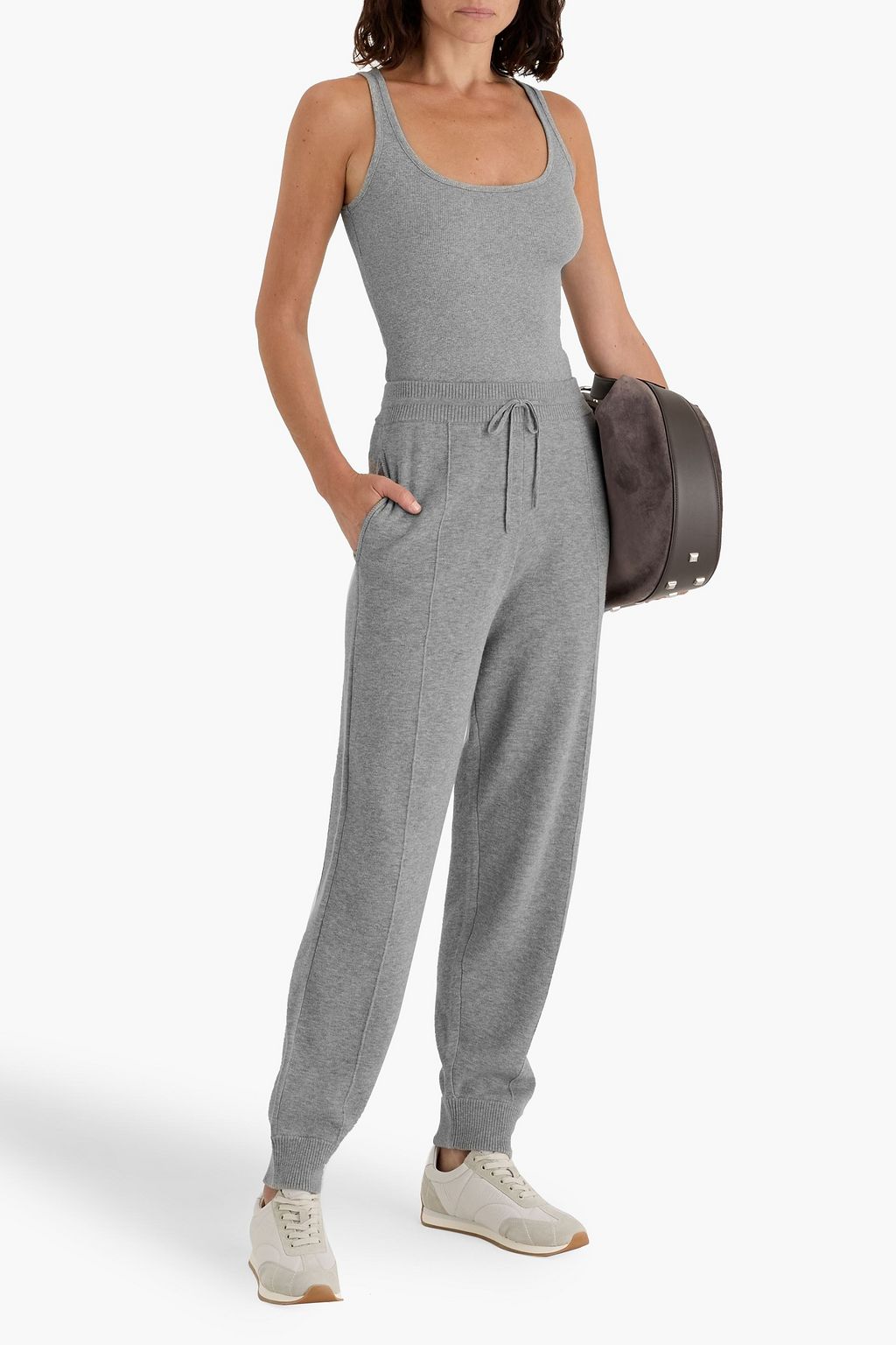 TOTEME Ribbed stretch cotton-jersey tank