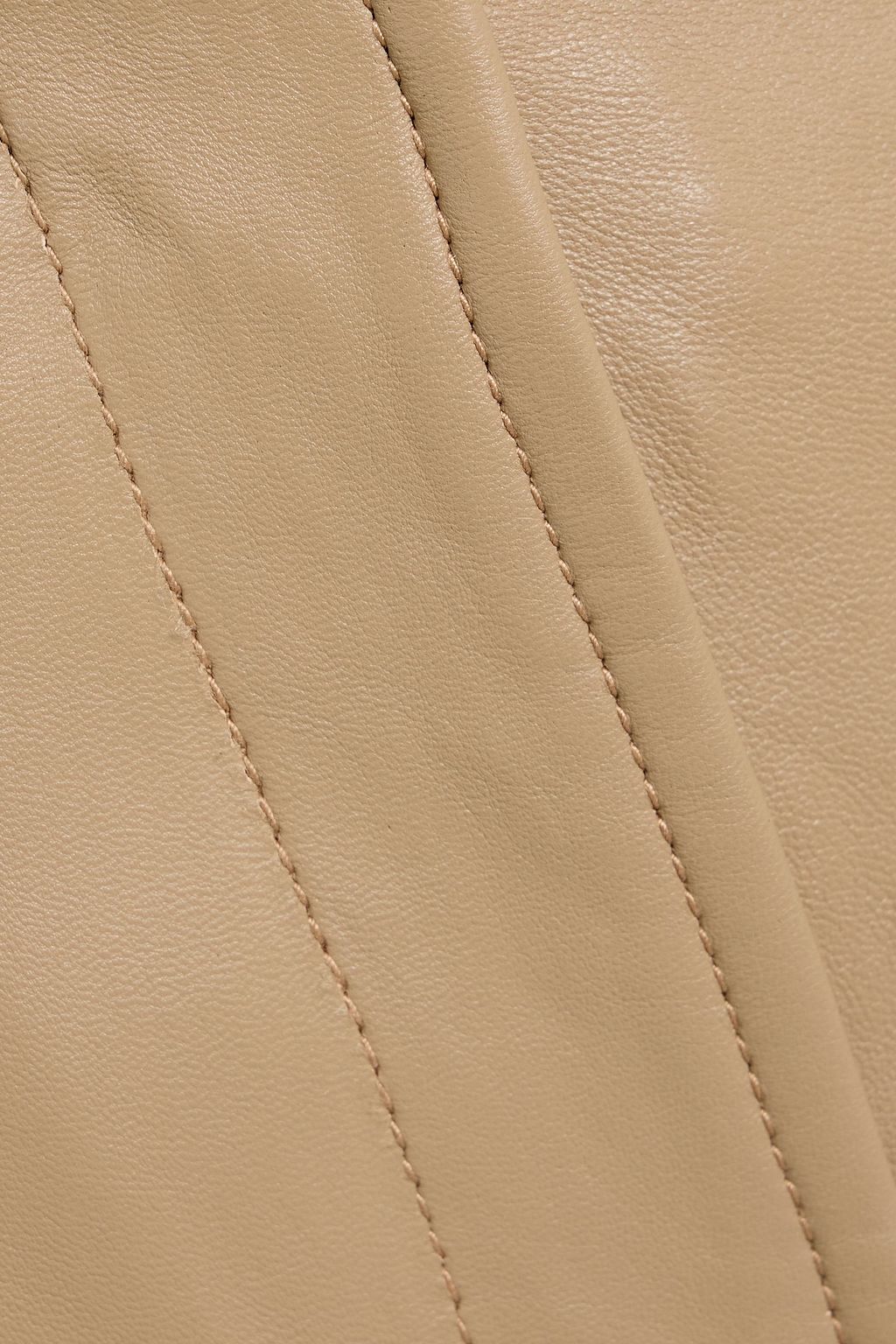 TOTEME Leather straight-leg pants