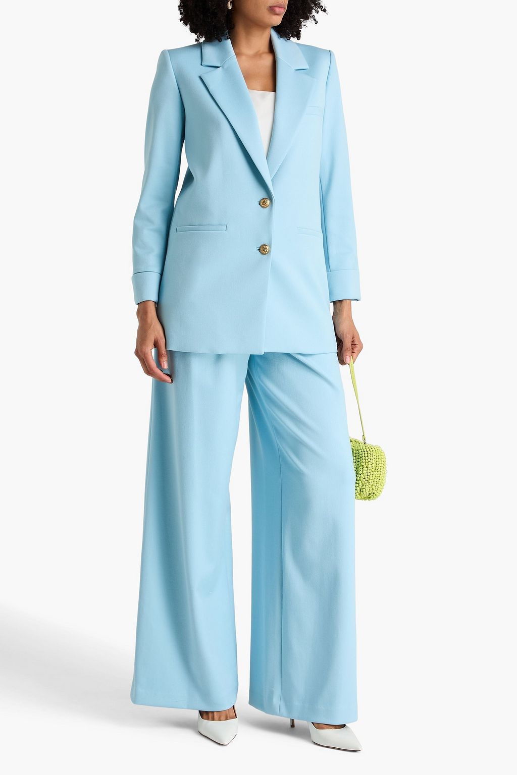 ALICE + OLIVIA Margot crepe blazer