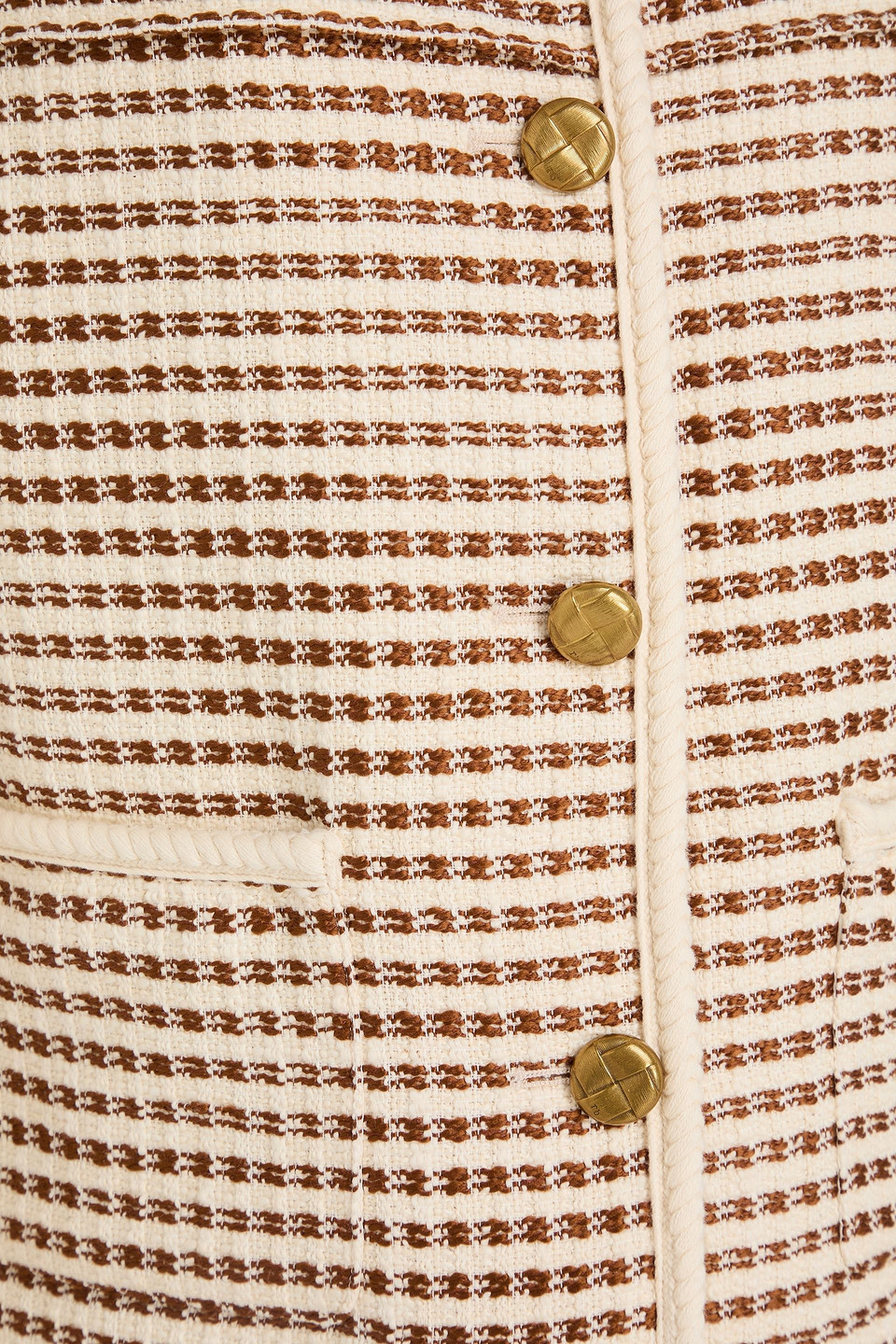 Rag & Bone Mirabelle Cotton-blend Tweed Jacket In White