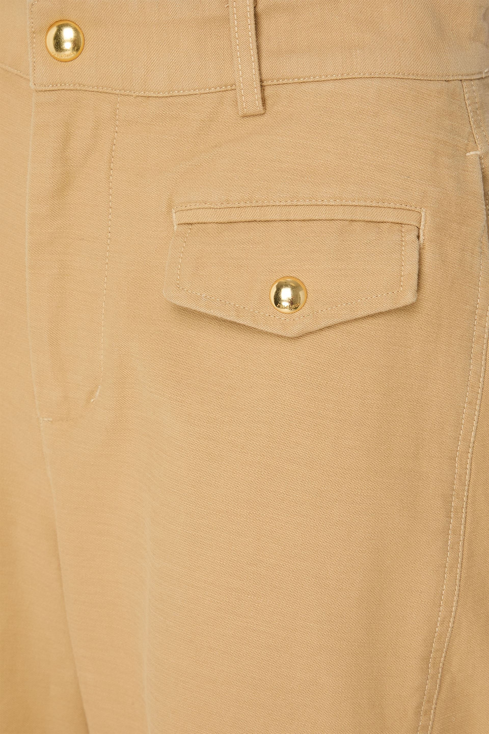 Rag & Bone Renata Cotton-canvas Tapered Pants In Neutral