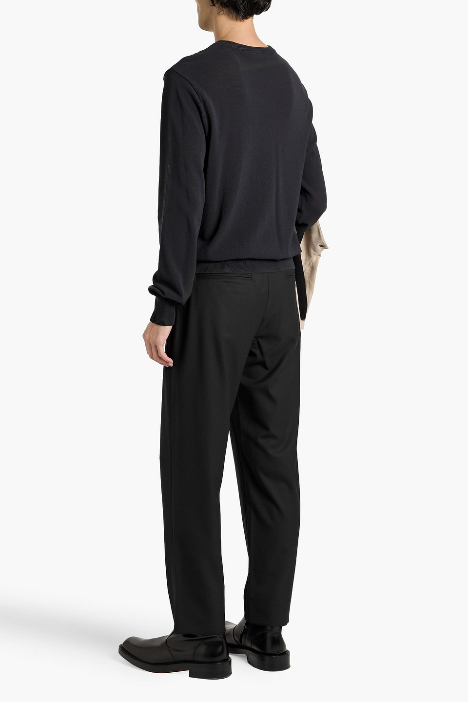 Rag & Bone Shift Wool-blend Twill Pants In Black