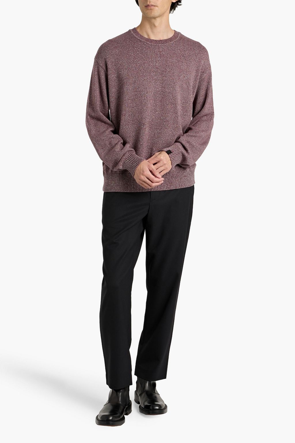 RAG & BONE Dexter marled cotton sweater