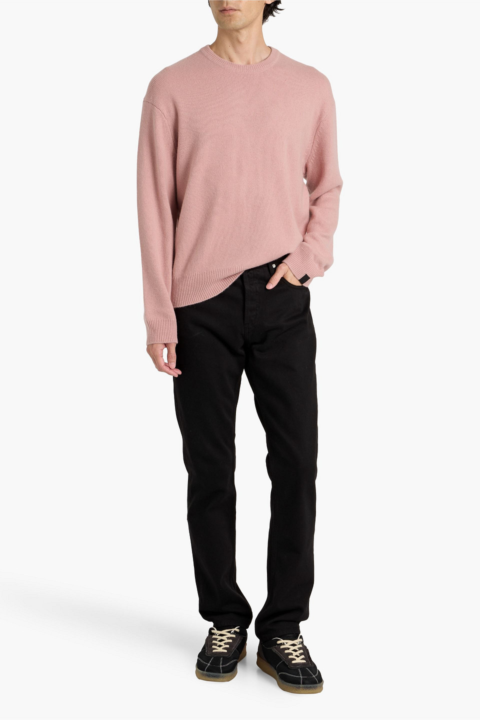 Rag & Bone Downing Cashmere Sweater In Pink