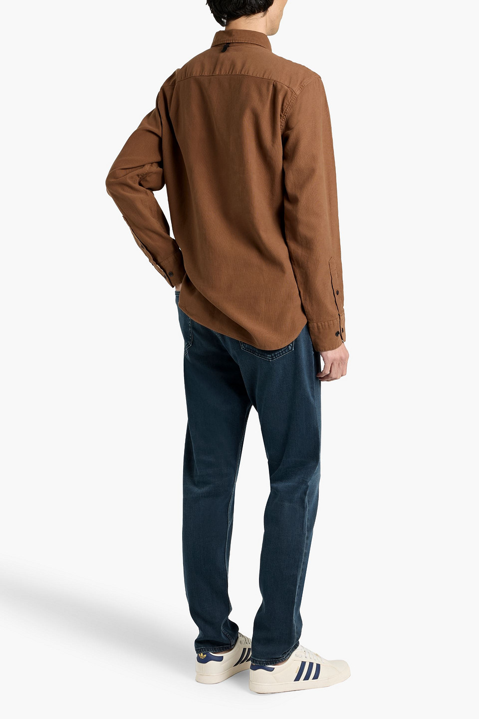 Rag & Bone Finch Cotton-corduroy Shirt In Brown