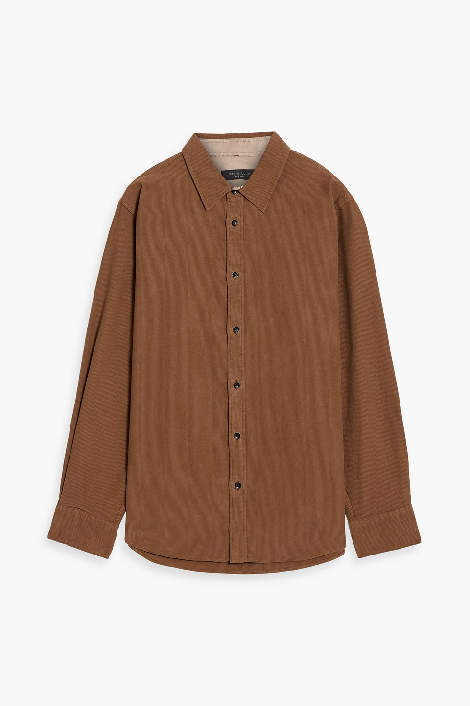 Rag & Bone Finch Cotton-corduroy Shirt In Brown