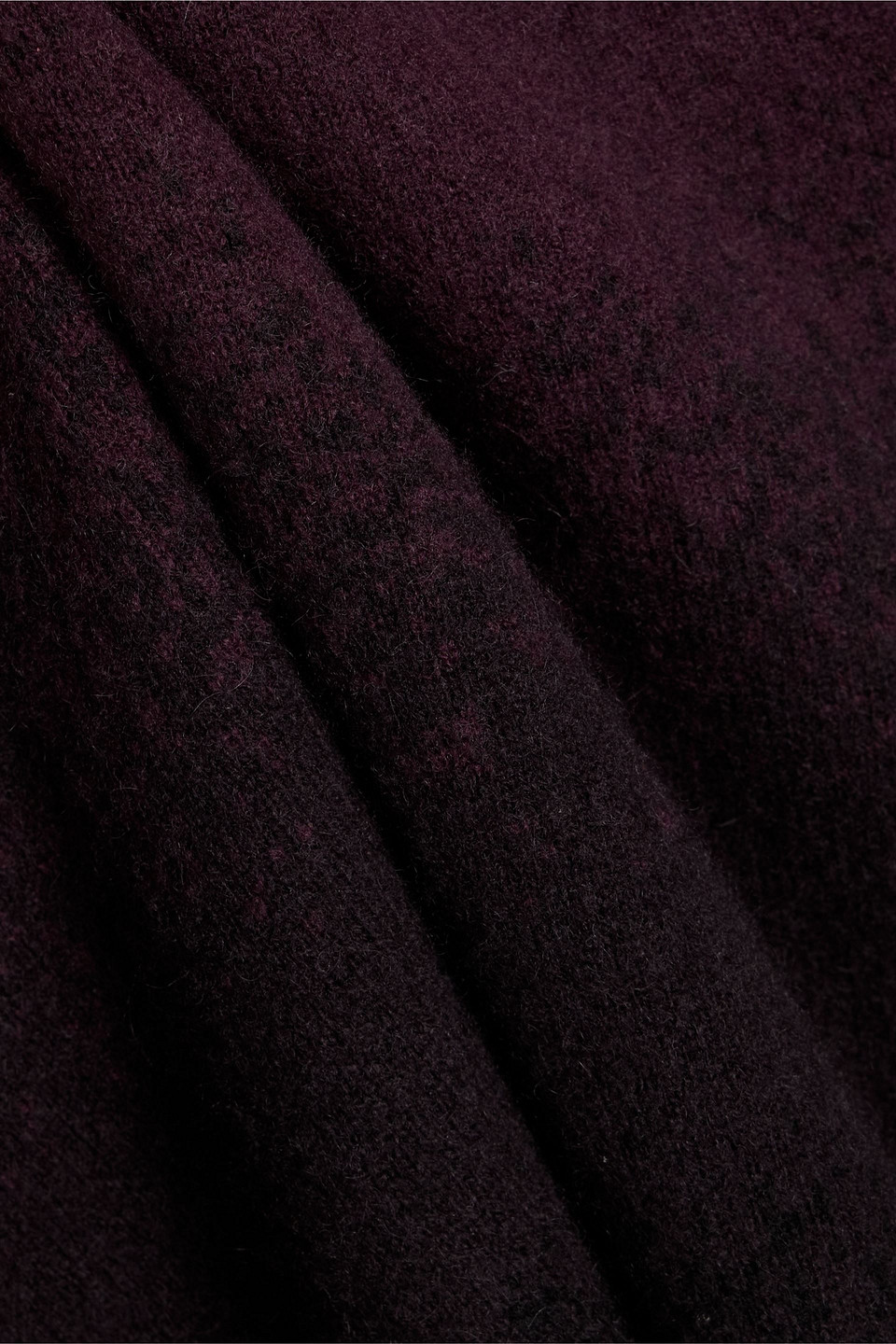 Rag & Bone Downing Wool & Cashmere-blend Crewneck Sweater In Burgundy