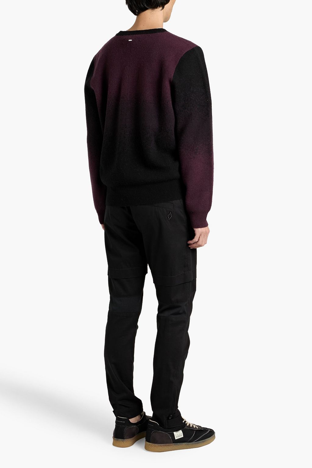 RAG & BONE Downing dégradé wool and cashmere-blend sweater