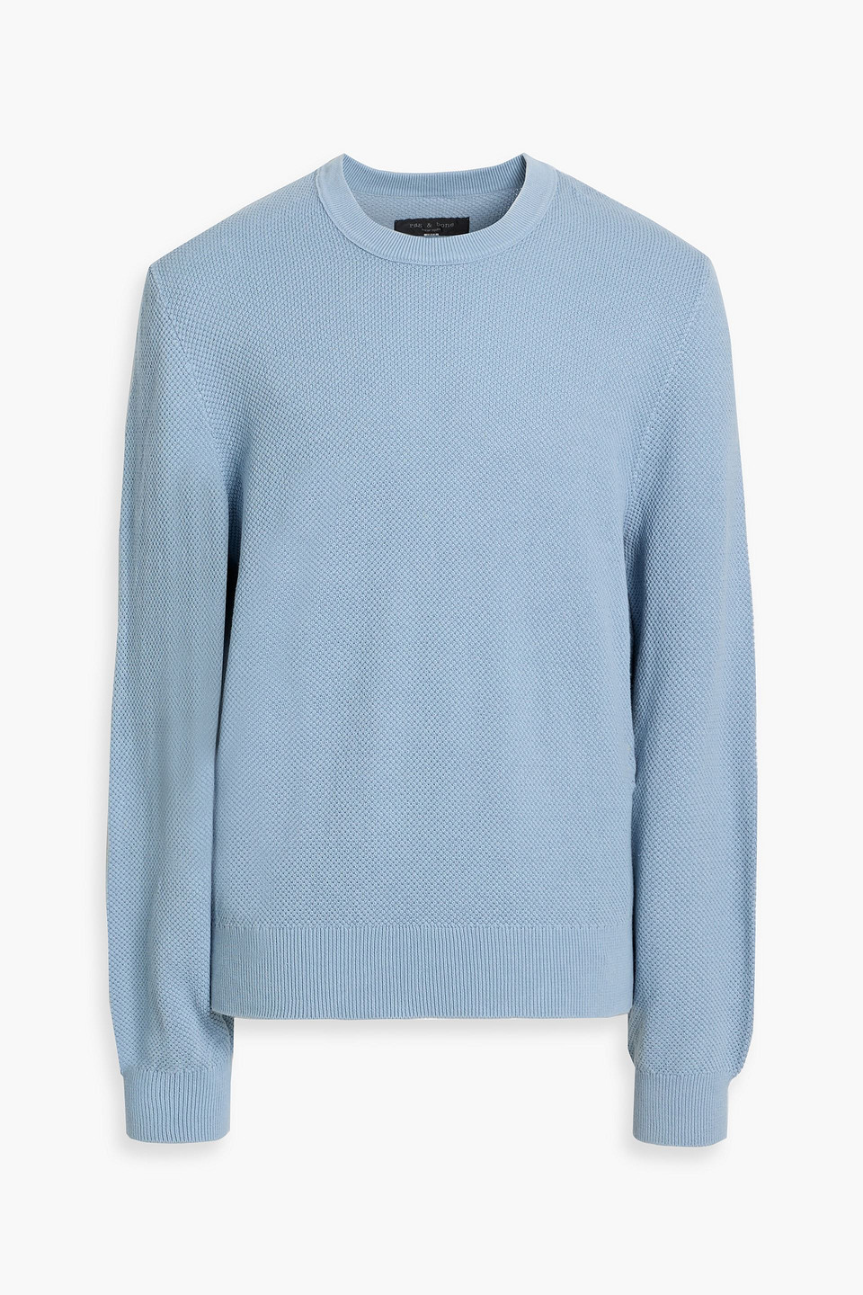 Rag & Bone Dexter Cotton Sweater In Blue