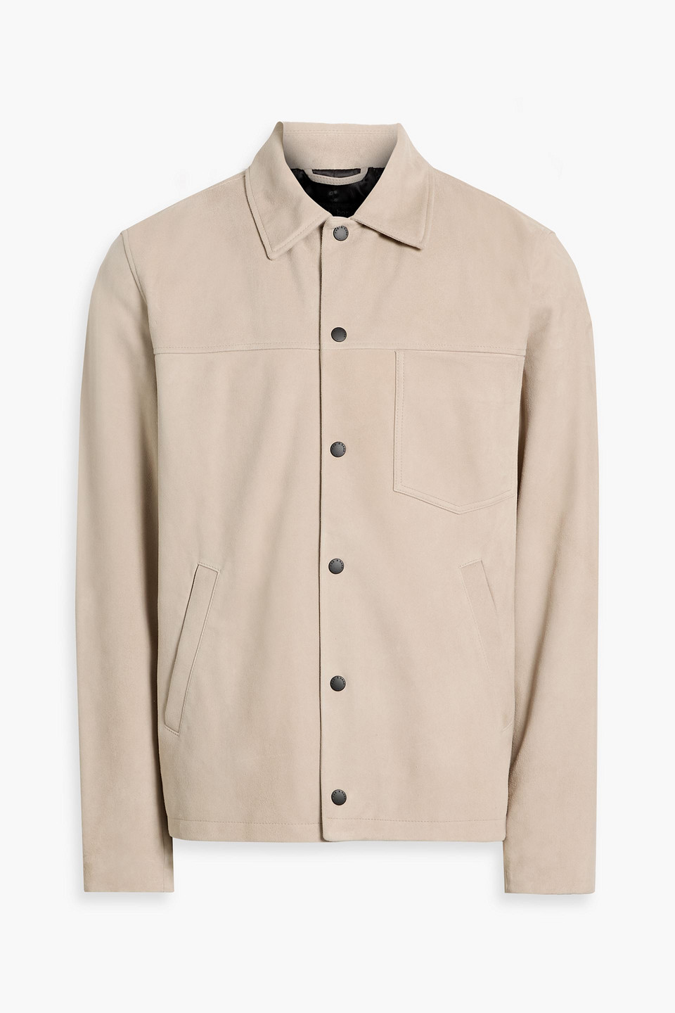 Rag & Bone Melrose Suede Jacket In Neutral