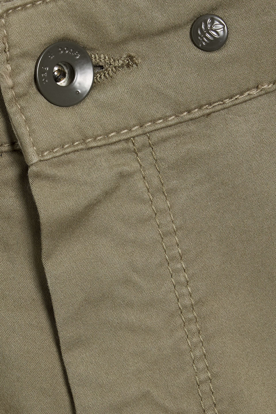 Rag & Bone Tapered Cotton-blend Chinos In Gray