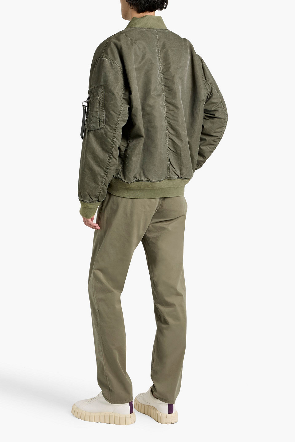 Rag & Bone Tapered Cotton-blend Chinos In Gray