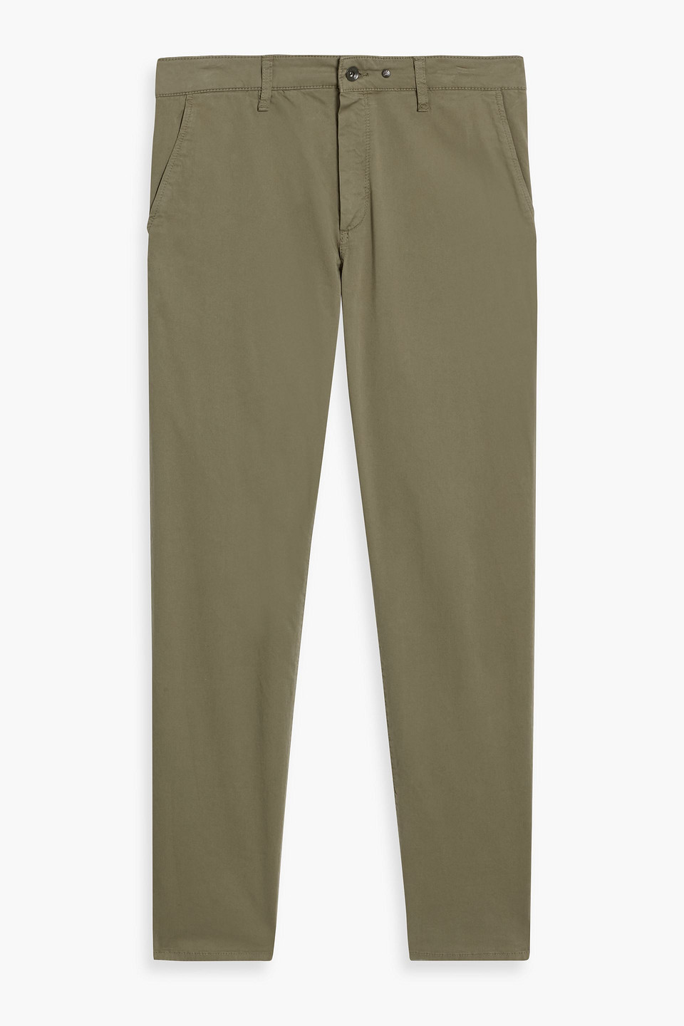 Rag & Bone Tapered Cotton-blend Chinos In Gray