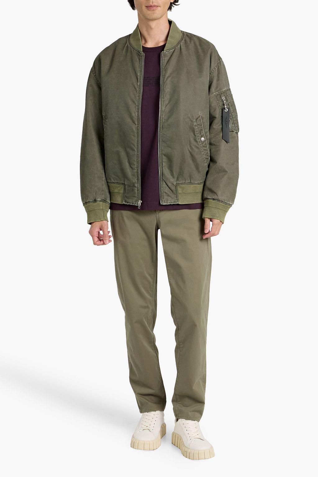 RAG & BONE Standard cotton-blend twill chinos