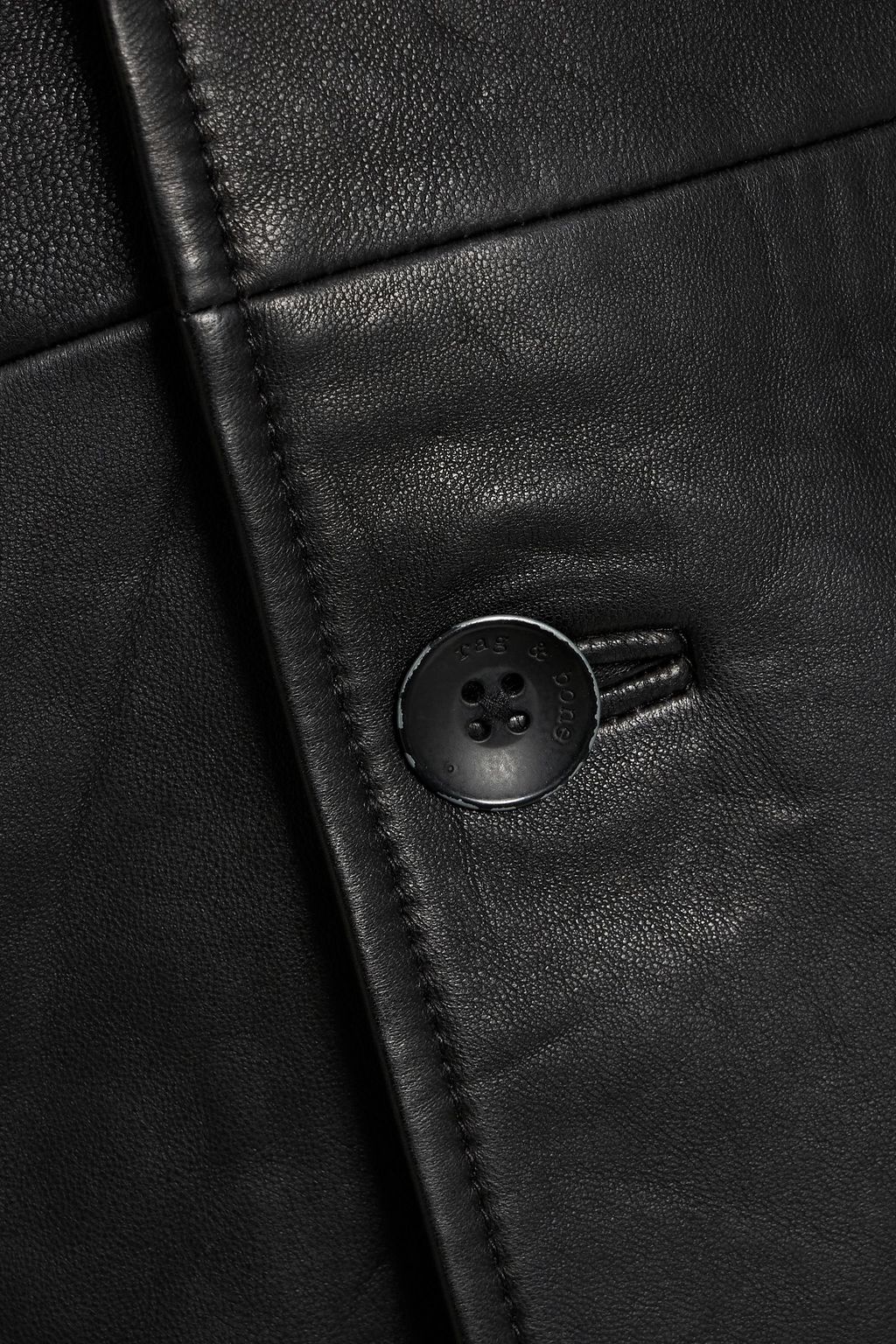 RAG & BONE Shift leather blazer
