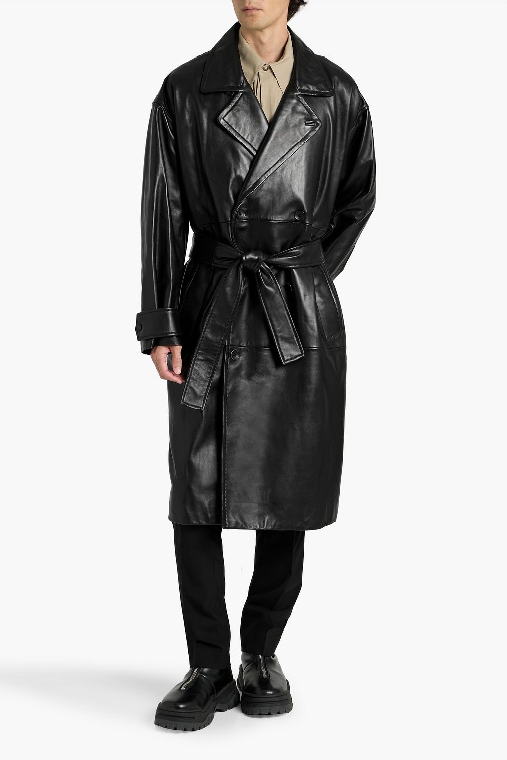 RAG & BONE Tyler leather trench coat