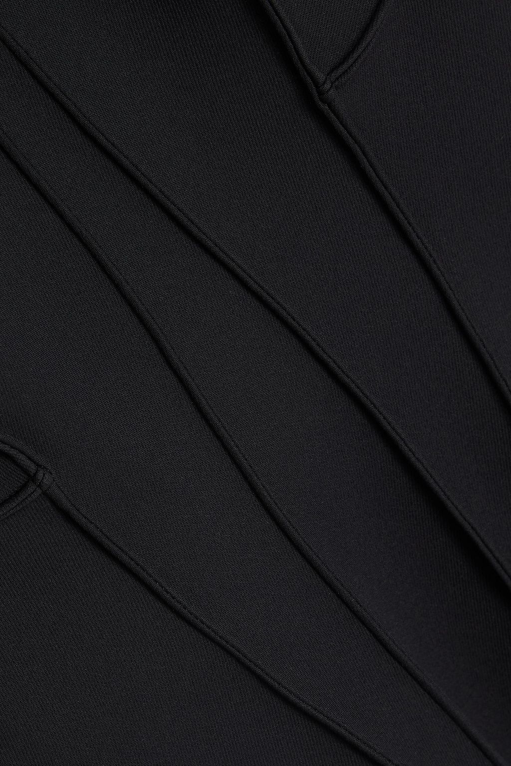 SIMKHAI Minikleid aus schnurgebundener Spitze mit Twilleinsatz und Biesen