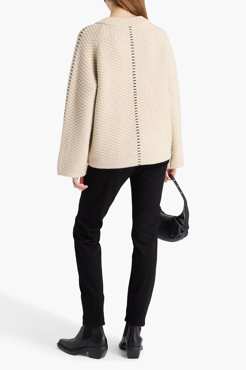 RAG & BONE Norma waffle-knit wool sweater
