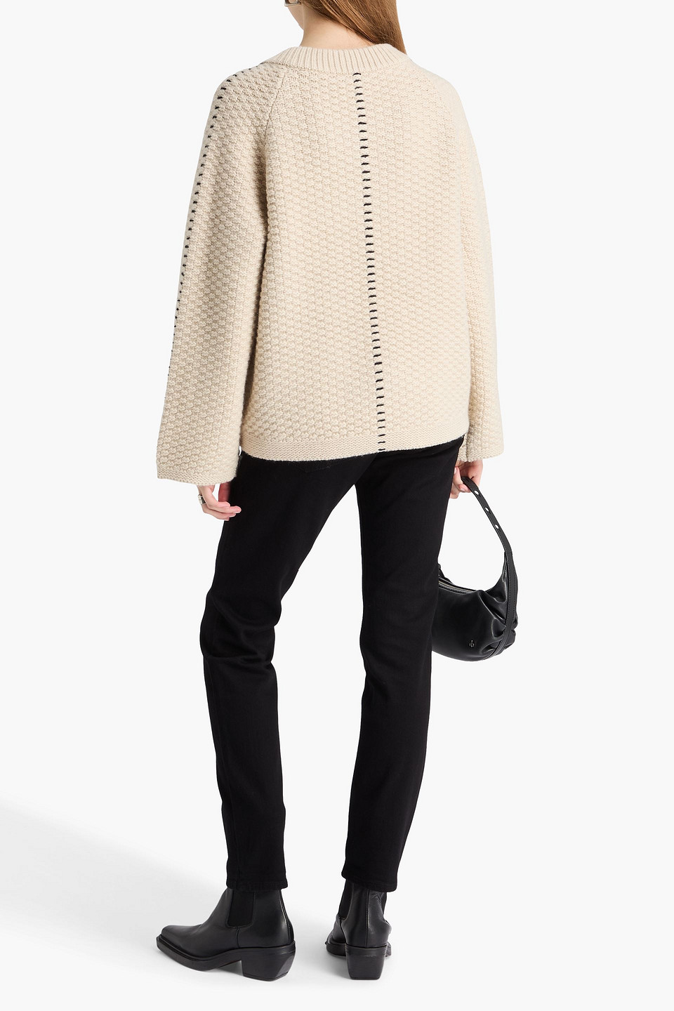  Rag & Bone - Wollpullover „norma“ In Waffelstrick - Neutral - Xs 