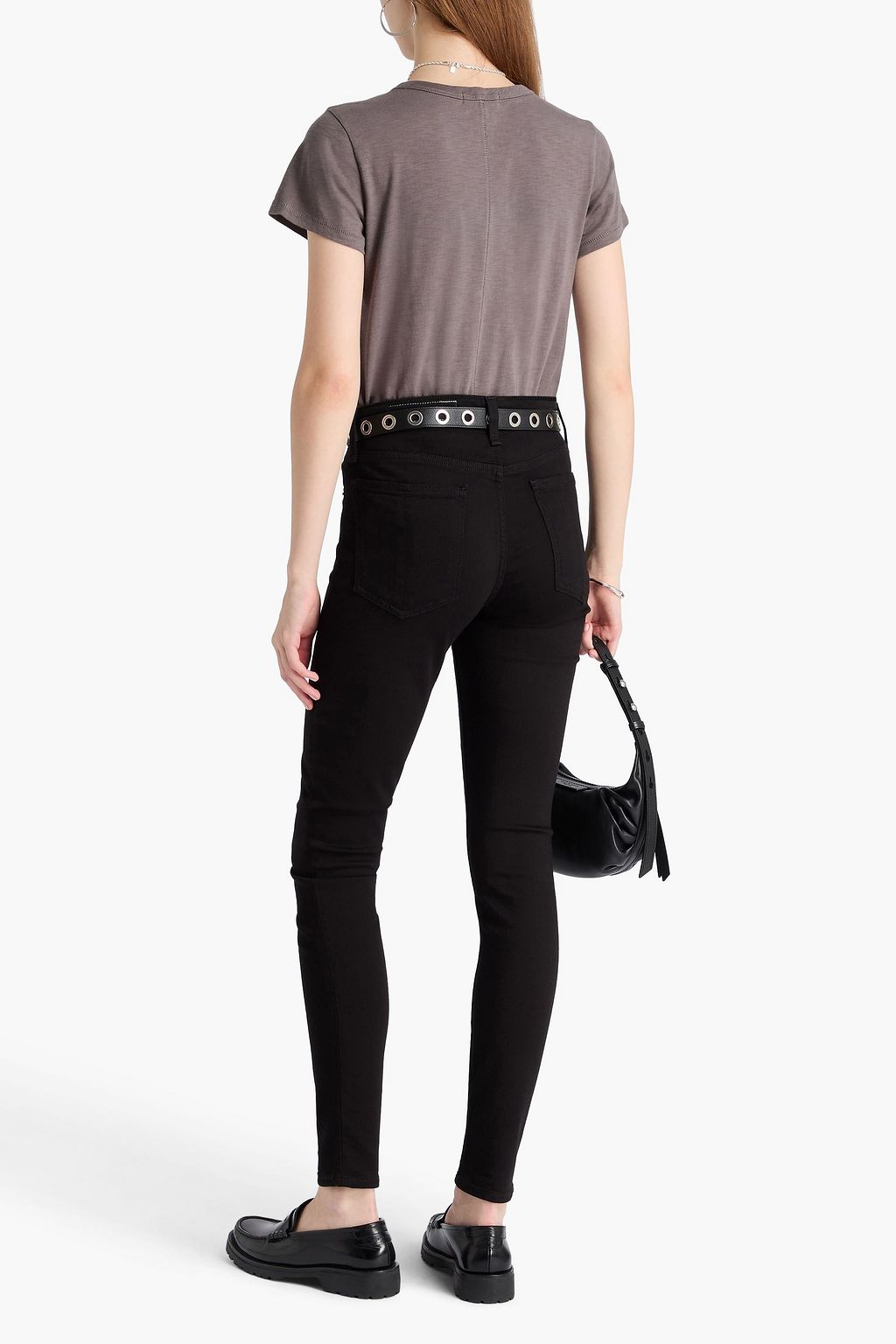 RAG & BONE تي شيرت سلوب من قطن بيما والجيرسي