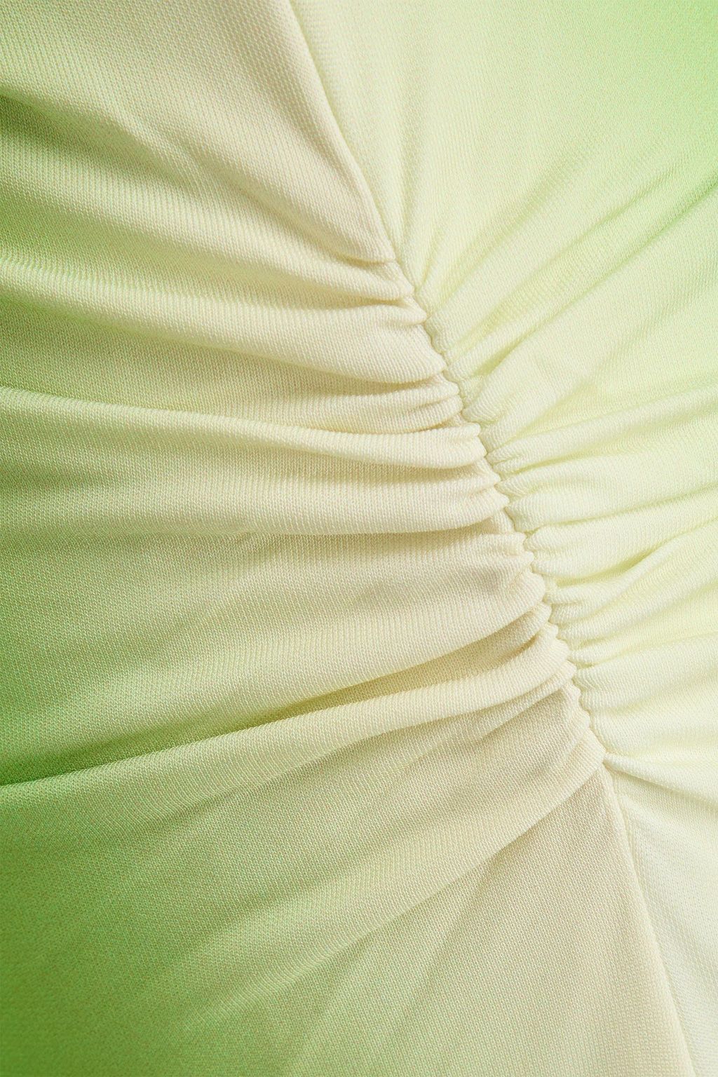 SIMKHAI Aldina ruched dégradé jersey maxi dress