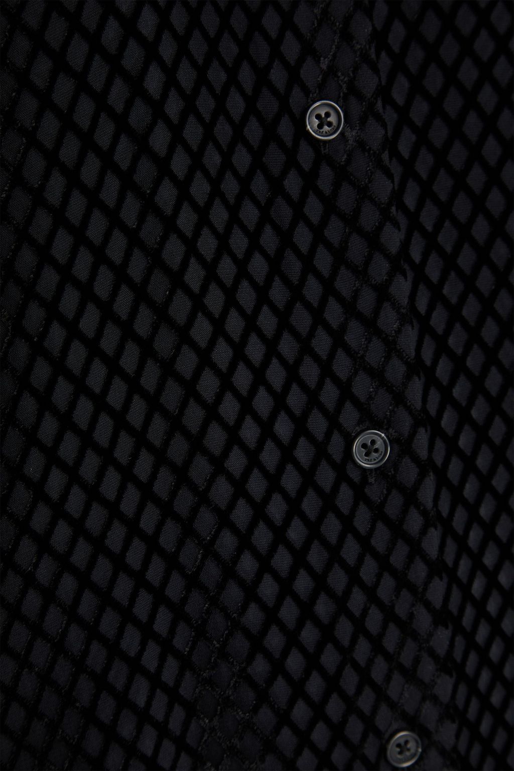 RAG & BONE Lila devoré-velvet shirt