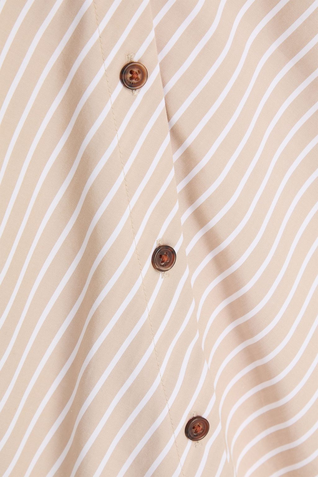 RAG & BONE قميص سيلفيا من قطن بوبلين بتصميم مخطط