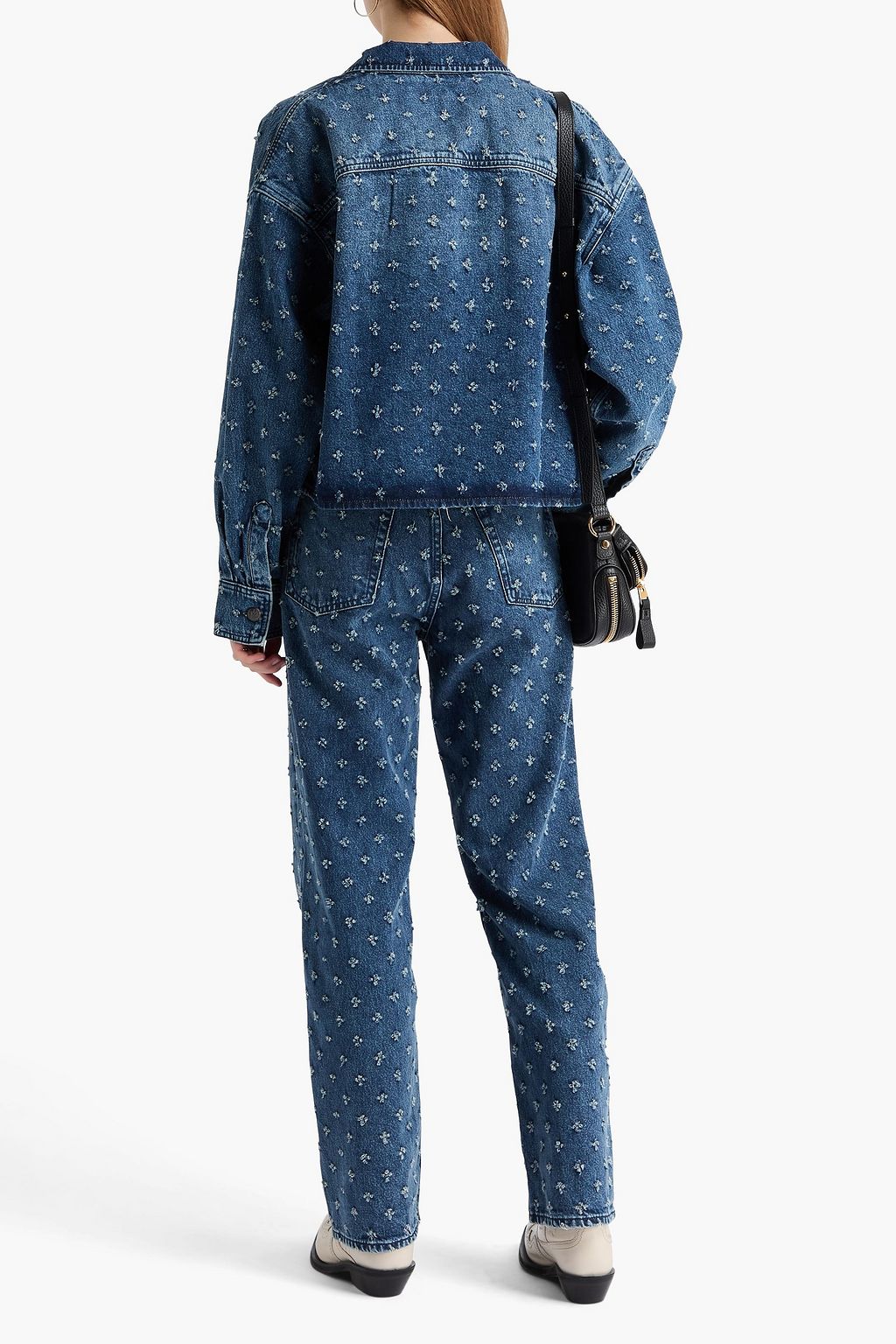 RAG & BONE Jaiden distressed denim jacket