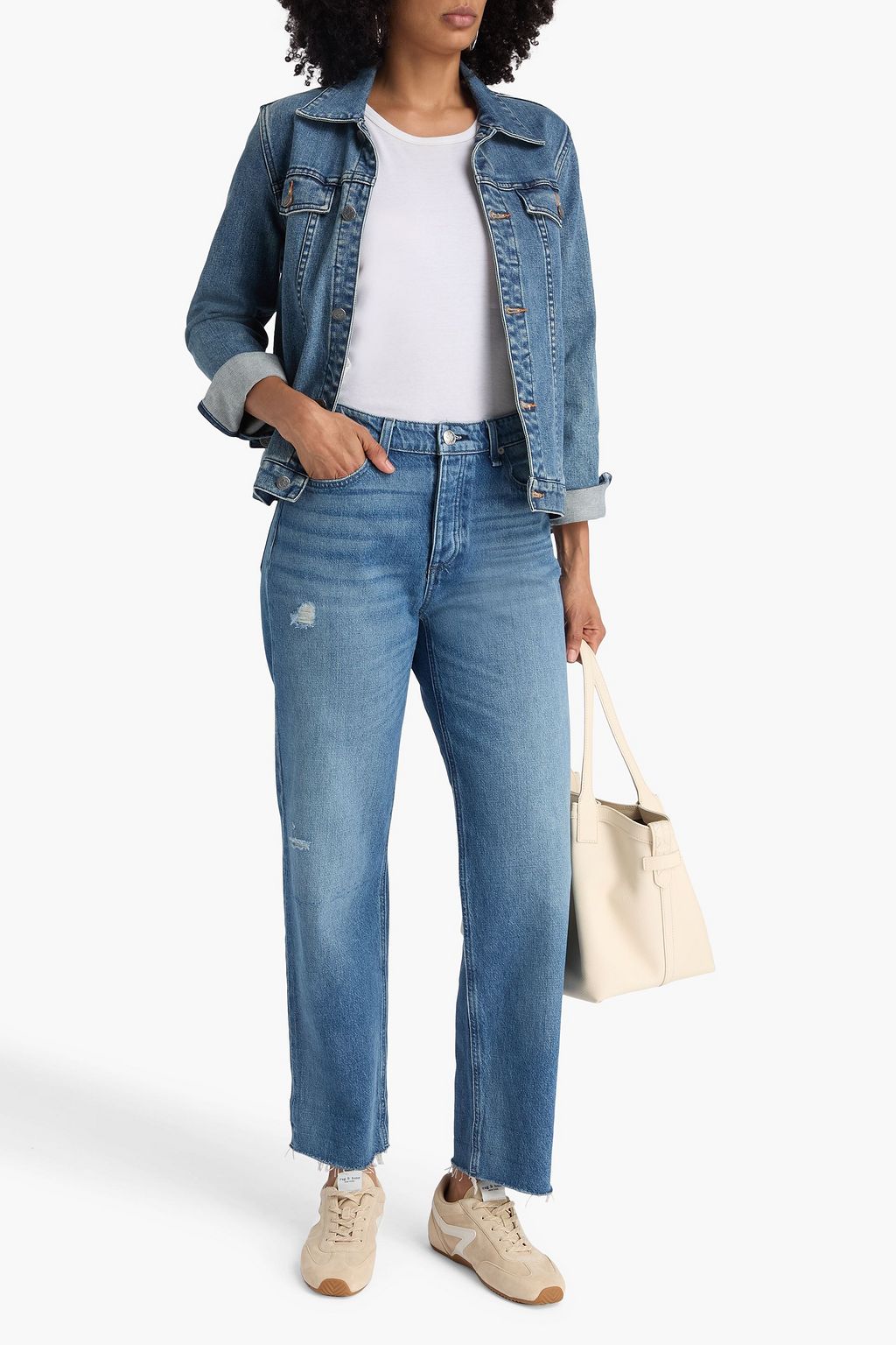 RAG & BONE Dre distressed boyfriend jeans