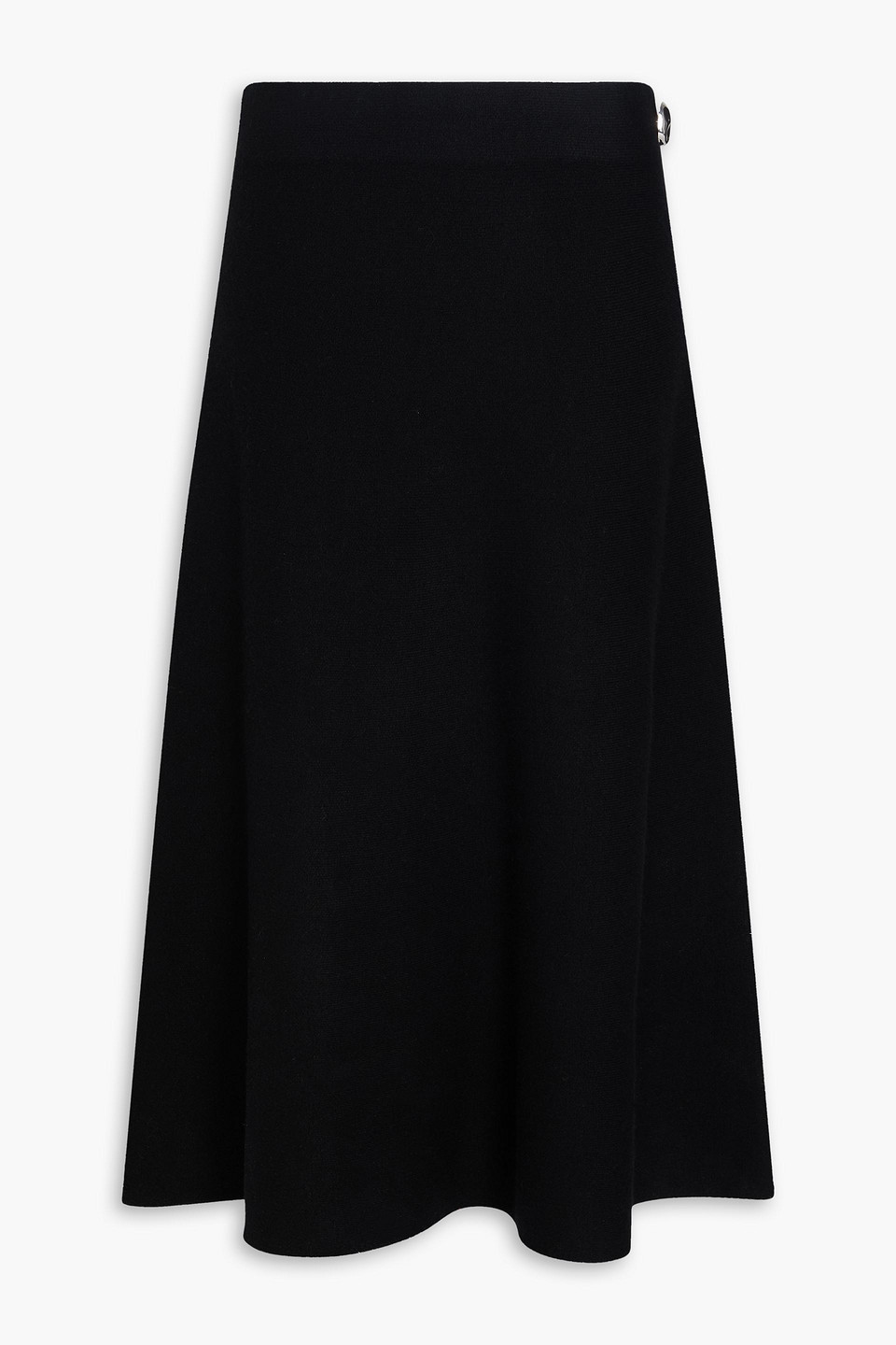 Rag & Bone Bridget Embellished Wool-blend Midi Skirt In Black