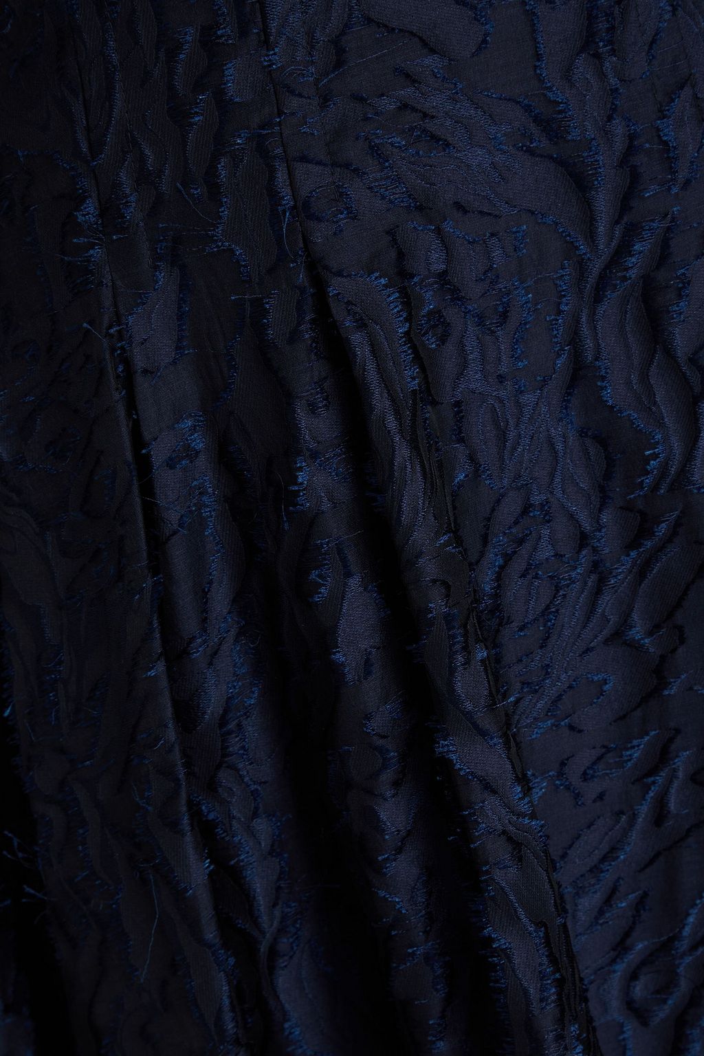 SIMKHAI Rosalie pleated fil coupé organza midi dress