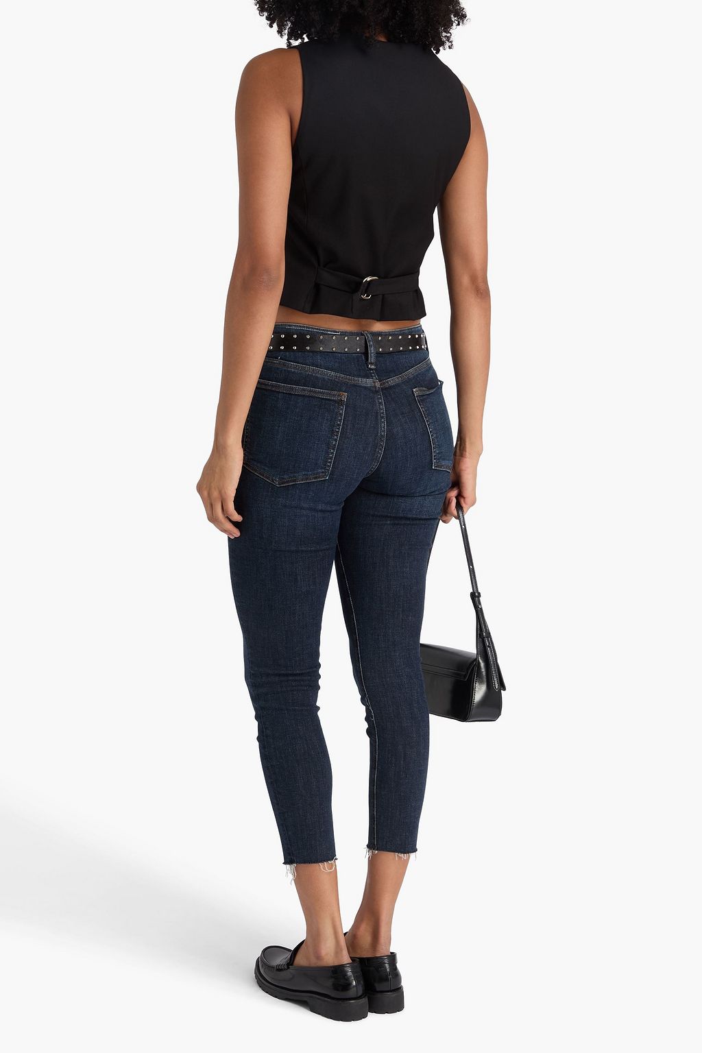 RAG & BONE Cate cropped mid-rise skinny jeans