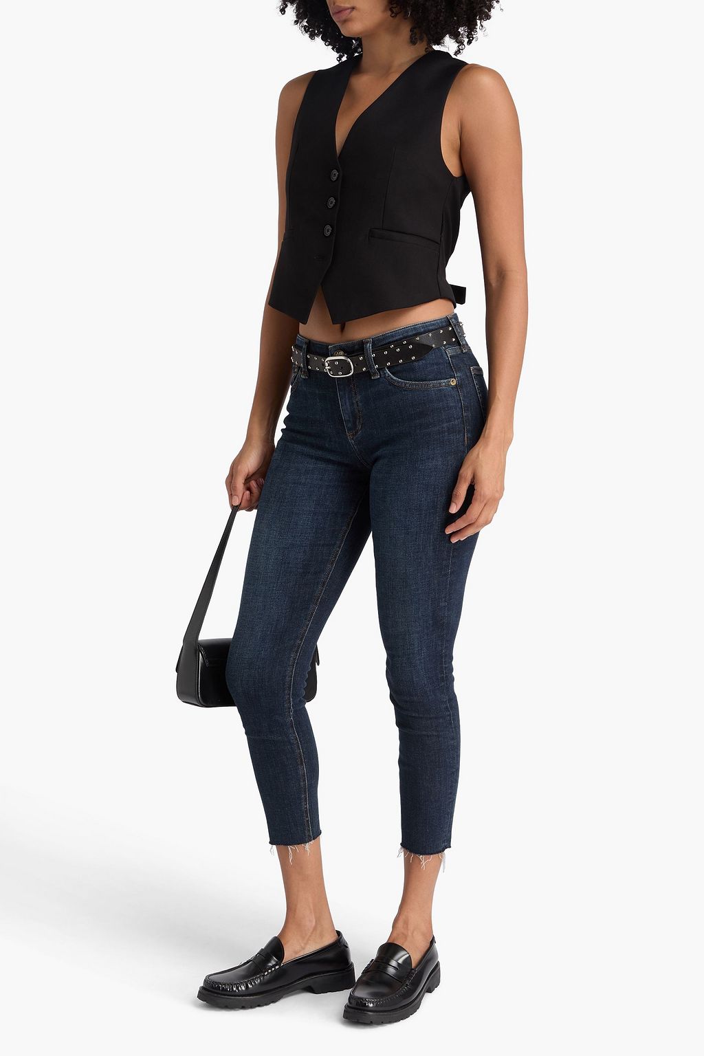 RAG & BONE Cate cropped mid-rise skinny jeans
