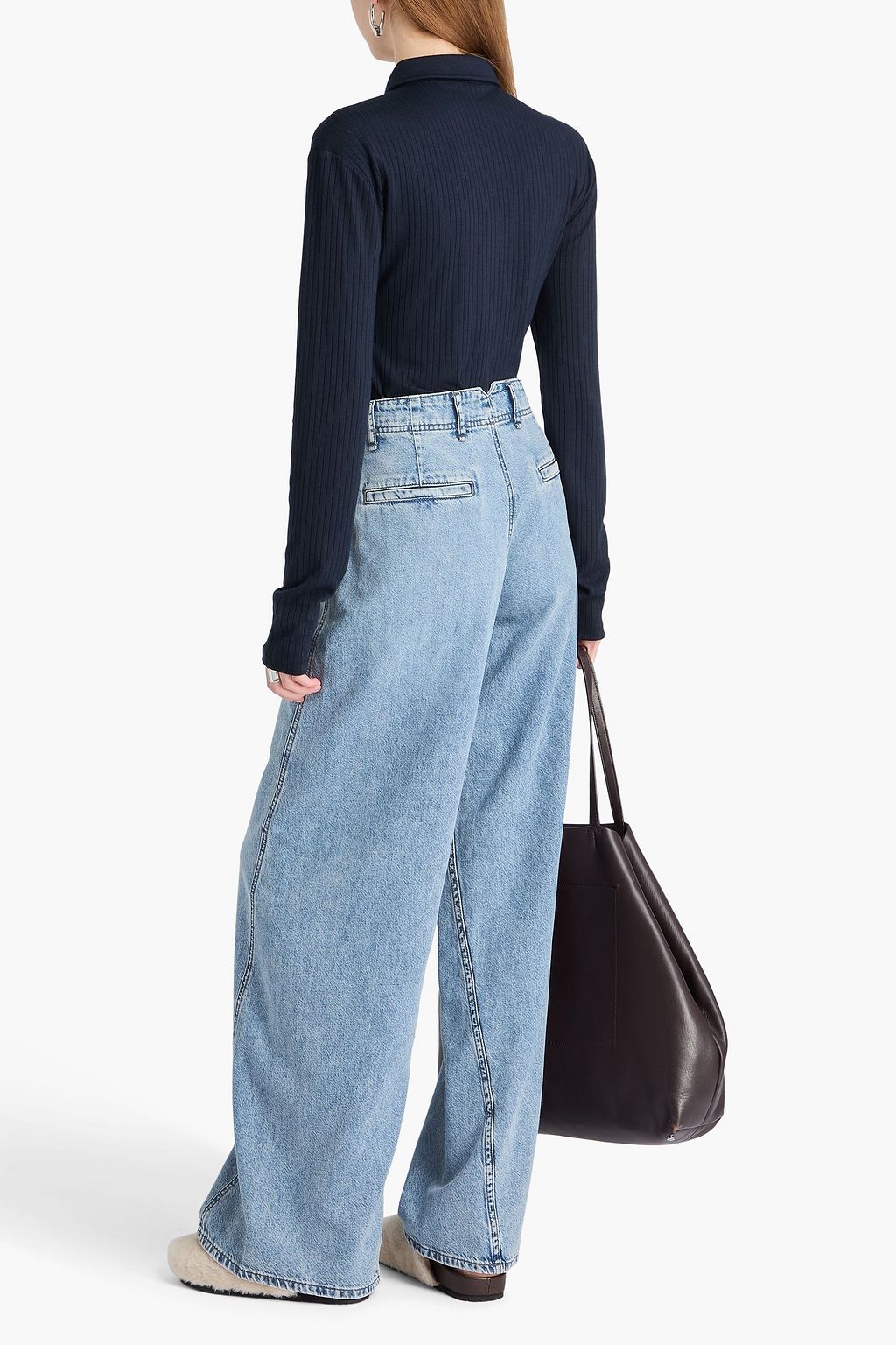 RAG & BONE Sofie  high-rise wide-leg jeans