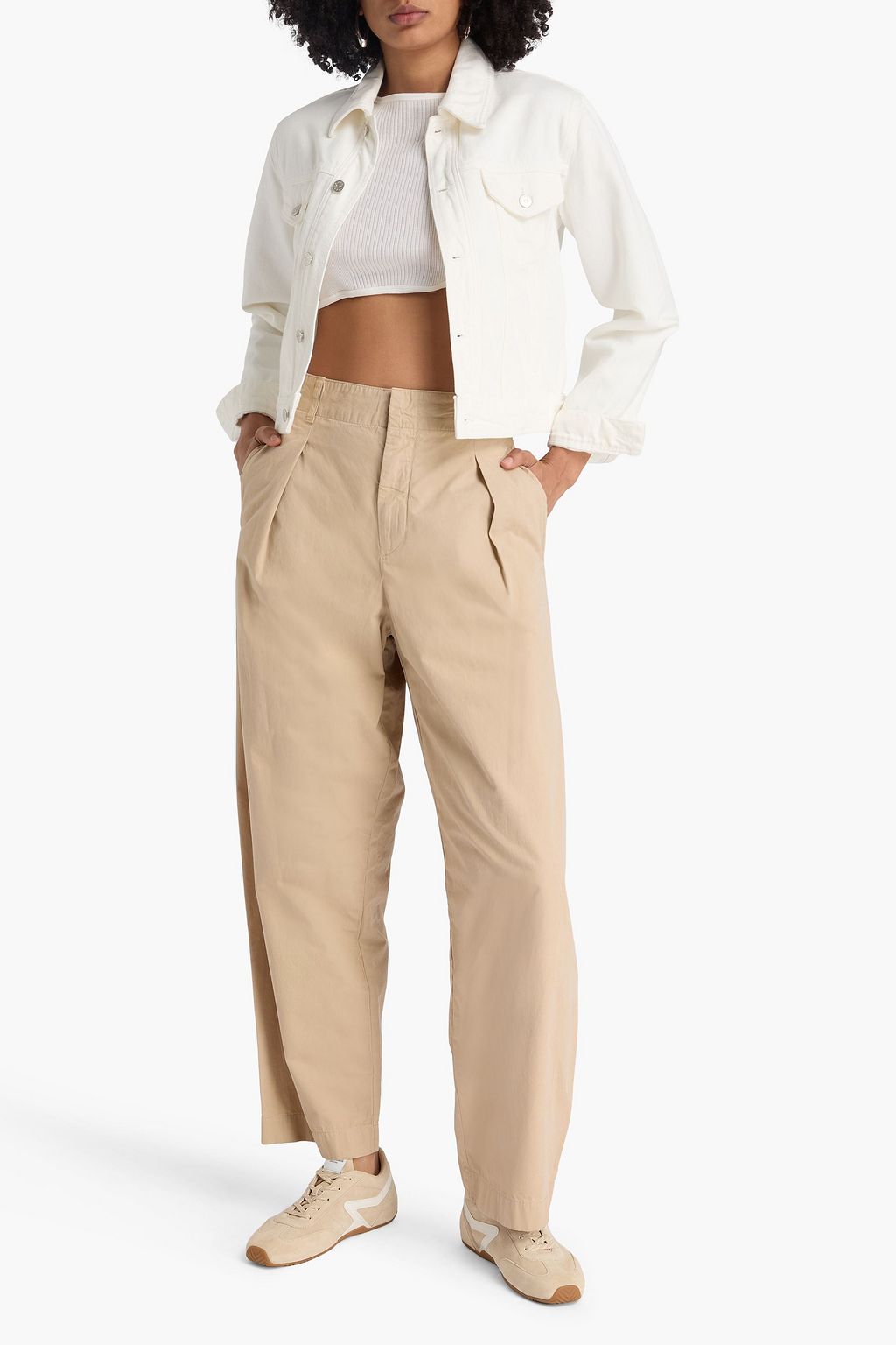 RAG & BONE Donovan cotton wide-leg pants