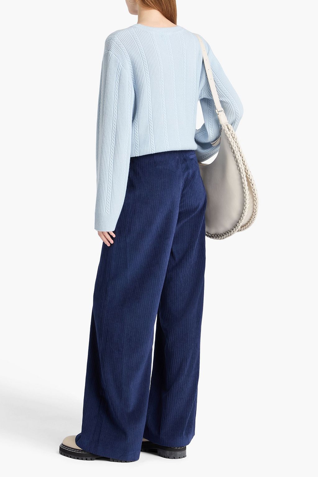 RAG & BONE ウールコーデュロイ ワイドレッグパンツ