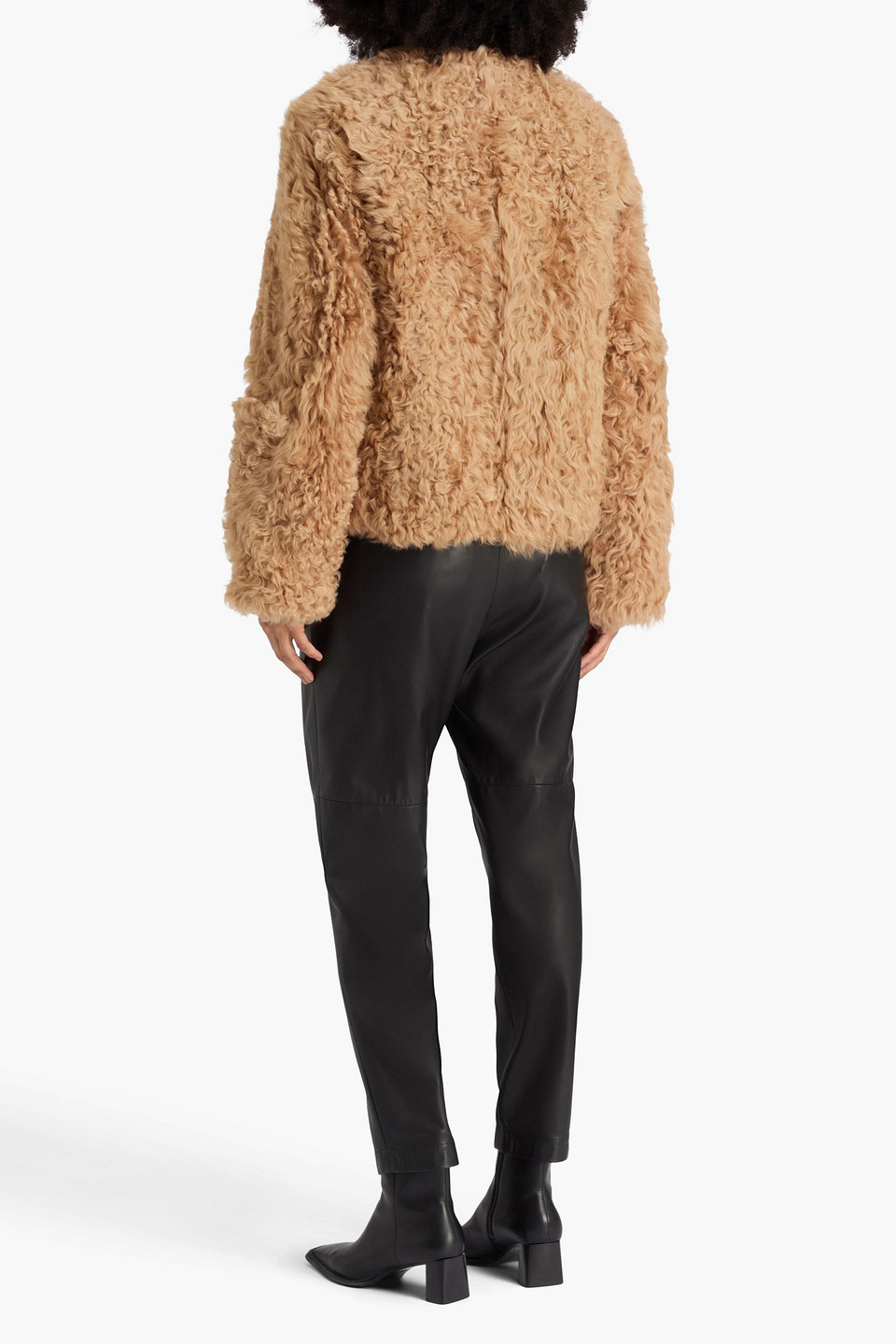 Rag & Bone Sabrina Shearling Coat In Brown