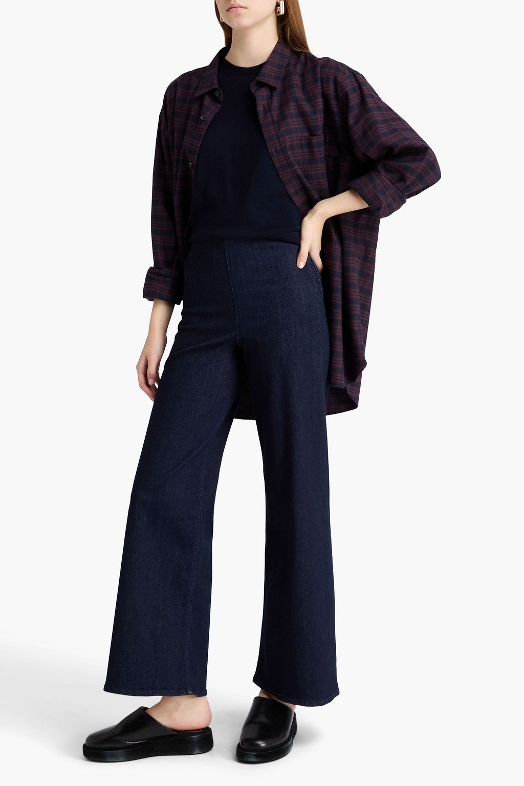RAG & BONE Sofie high-rise wide-leg jeans
