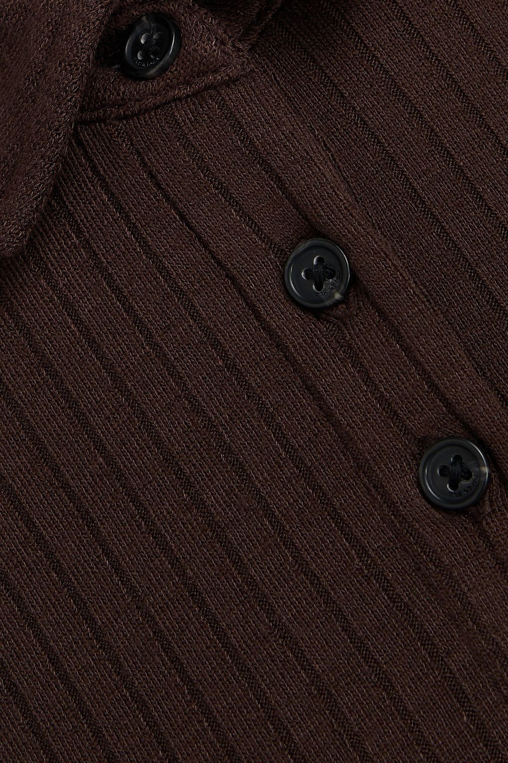 RAG & BONE قميص بولو بحبكة بتصميم مضلّع