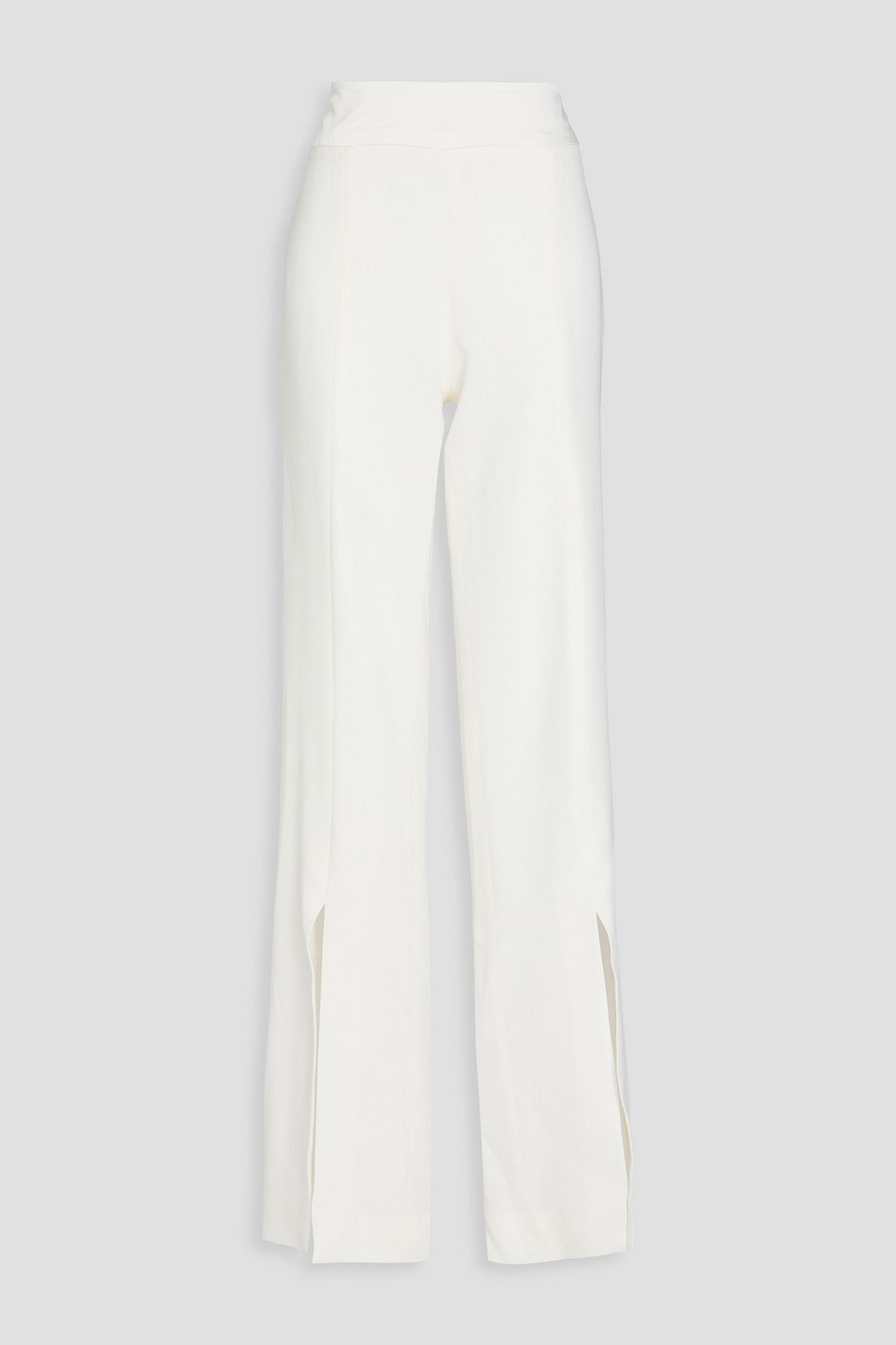 Simkhai Ariah Stretch-crepe Straight-leg Pants In White